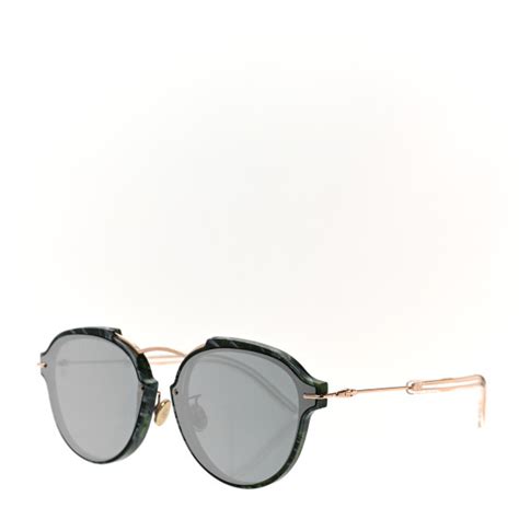 dior eclat sunglasses colours|CHRISTIAN DIOR Round Eclat Sunglasses Green Grey.